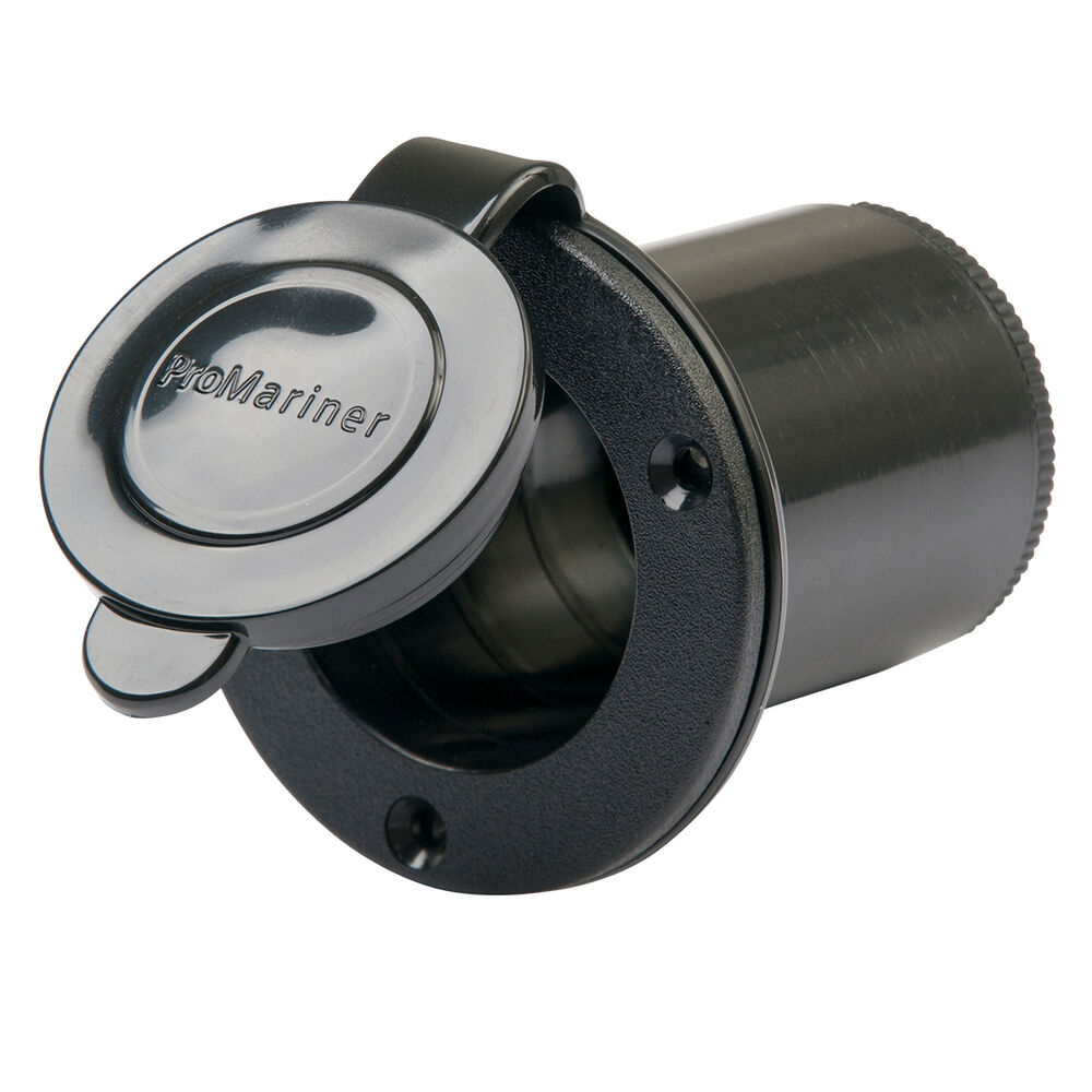 ProMariner Universal AC Plug Holder, Black Overton's